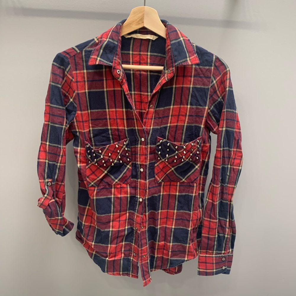 Zara plaid shirt